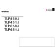 TOSHIBA TLP450J Owners Manual TOSHIBA TLP450J Owners Manual