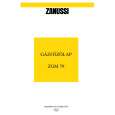 ZANUSSI ZGM79ITX Owners Manual ZANUSSI ZGM79ITX Owners Manual
