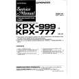 PIONEER KPX999 Service Manual PIONEER KPX999 Service Manual