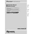 PIONEER DEH-P550MP Owners Manual PIONEER DEH-P550MP Owners Manual