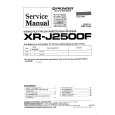 PIONEER XRJ2500F Service Manual PIONEER XRJ2500F Service Manual