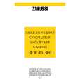 ZANUSSI GHW425BBB Owners Manual ZANUSSI GHW425BBB Owners Manual