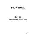 TRICITY BENDIX BM190 Owners Manual TRICITY BENDIX BM190 Owners Manual