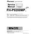 PIONEER FH-P9200MP/ES Service Manual PIONEER FH-P9200MP/ES Service Manual