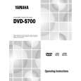YAMAHA DVD-S700 Owners Manual YAMAHA DVD-S700 Owners Manual