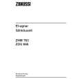 ZANUSSI ZOU666N Owners Manual ZANUSSI ZOU666N Owners Manual