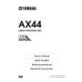 YAMAHA AX44 Instrukcja Obsługi YAMAHA AX44 Instrukcja Obsługi