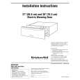 WHIRLPOOL KEWD175HBT05 Installation Manual WHIRLPOOL KEWD175HBT05 Installation Manual