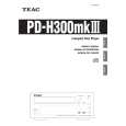 TEAC PDH300MK3 Owners Manual TEAC PDH300MK3 Owners Manual