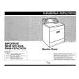 WHIRLPOOL GLER5434BW0 Installation Manual WHIRLPOOL GLER5434BW0 Installation Manual