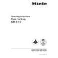 MIELE KM81 Owners Manual MIELE KM81 Owners Manual