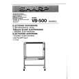 SHARP VB-500 Owners Manual SHARP VB-500 Owners Manual