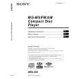 SONY MEX-5DI Owners Manual SONY MEX-5DI Owners Manual