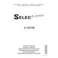 SELECLINE S100KB Owners Manual SELECLINE S100KB Owners Manual