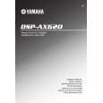 YAMAHA DSP-AX620 Owners Manual YAMAHA DSP-AX620 Owners Manual