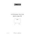 ZANUSSI DCS380W Owners Manual ZANUSSI DCS380W Owners Manual