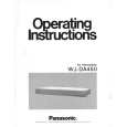 PANASONIC WJDA450 Owners Manual PANASONIC WJDA450 Owners Manual