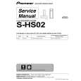 PIONEER S-HS02/DLTXJI Service Manual PIONEER S-HS02/DLTXJI Service Manual