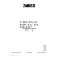 ZANUSSI ZP7174 Owners Manual ZANUSSI ZP7174 Owners Manual
