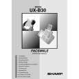SHARP UXB30 Owners Manual SHARP UXB30 Owners Manual