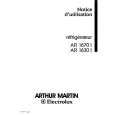 ARTHUR MARTIN ELECTROLUX AR1630I Owners Manual ARTHUR MARTIN ELECTROLUX AR1630I Owners Manual