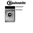 BAUKNECHT WTE9640 Owners Manual BAUKNECHT WTE9640 Owners Manual