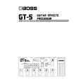 BOSS GT-5 Owners Manual BOSS GT-5 Owners Manual