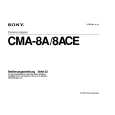 SONY CMA-8A Owners Manual SONY CMA-8A Owners Manual
