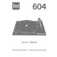 DUAL 604 Service Manual DUAL 604 Service Manual