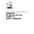 ZANUSSI DRi51L Owners Manual ZANUSSI DRi51L Owners Manual