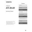 ONKYO HT-R640 Owners Manual ONKYO HT-R640 Owners Manual