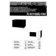 SHARP R8170 Owners Manual SHARP R8170 Owners Manual