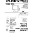 SONY KPR-46XBR15 Owners Manual SONY KPR-46XBR15 Owners Manual