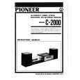 PIONEER C-2000 Owners Manual PIONEER C-2000 Owners Manual