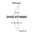 PIONEER DVDV7300D Owners Manual PIONEER DVDV7300D Owners Manual