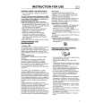 WHIRLPOOL SV 197 Owners Manual WHIRLPOOL SV 197 Owners Manual