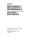 SONY MVS8000A Owners Manual SONY MVS8000A Owners Manual