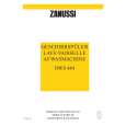 ZANUSSI DWS484 Owners Manual ZANUSSI DWS484 Owners Manual