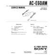 SONY AC-E60AM Service Manual SONY AC-E60AM Service Manual