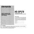 AIWA HSSP570 Owners Manual AIWA HSSP570 Owners Manual
