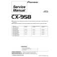 PIONEER CX958 Service Manual PIONEER CX958 Service Manual