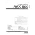 YAMAHA AVX500 Instrukcja Serwisowa YAMAHA AVX500 Instrukcja Serwisowa
