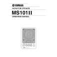 YAMAHA MS101II Owners Manual YAMAHA MS101II Owners Manual