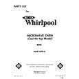 WHIRLPOOL RJM76000 Parts Catalog WHIRLPOOL RJM76000 Parts Catalog