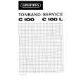 GRUNDIG C 100 Service Manual GRUNDIG C 100 Service Manual
