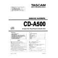 TEAC CD-A500 Service Manual TEAC CD-A500 Service Manual