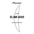PIONEER DJM-600/KUC Owners Manual PIONEER DJM-600/KUC Owners Manual