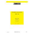ZANUSSI ZWF150 Owners Manual ZANUSSI ZWF150 Owners Manual