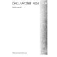 AEG FAV4061D Owners Manual AEG FAV4061D Owners Manual