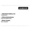 ZANKER GW3511 Owners Manual ZANKER GW3511 Owners Manual